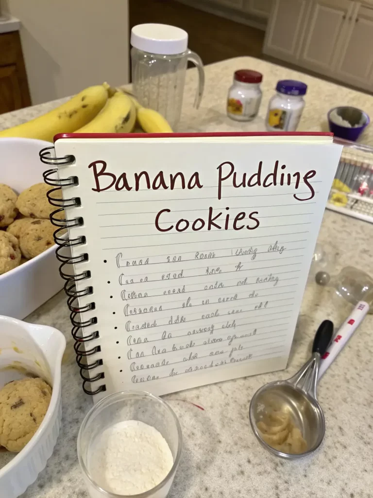 Ingredients for banana pudding cookies recipes