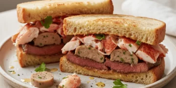 Steak & Baso Butter Lobster Sandwich