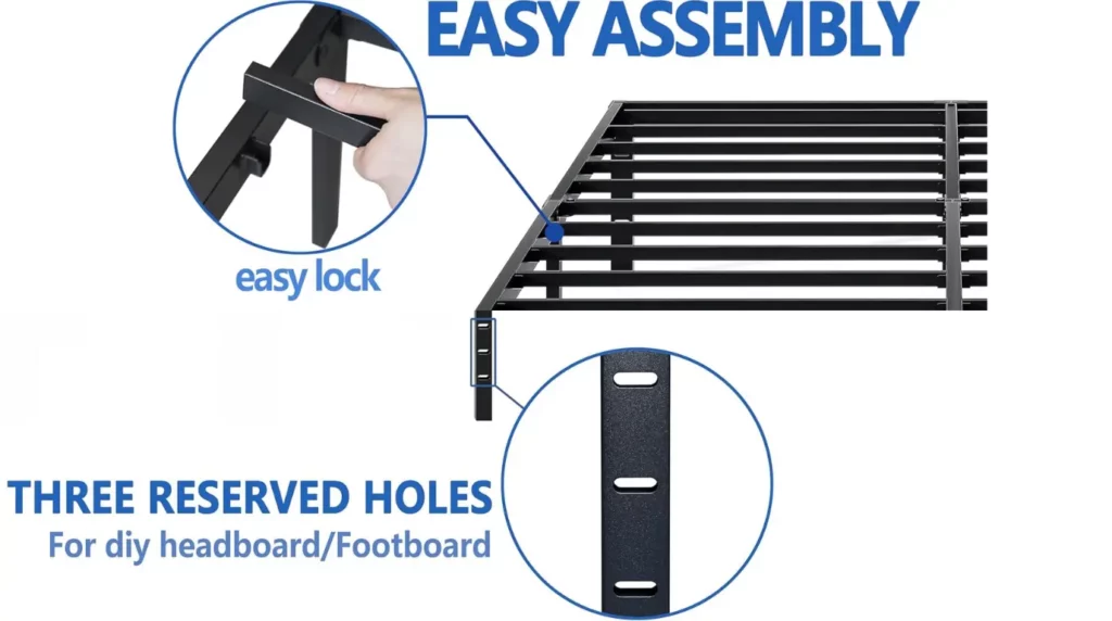 new jeto metal bed frame design