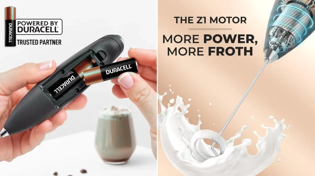 zulay kitchen milk frother features